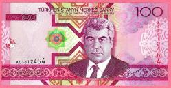 TURKMENISTAN 100 Manat 2005 p18 UNC ÇİL