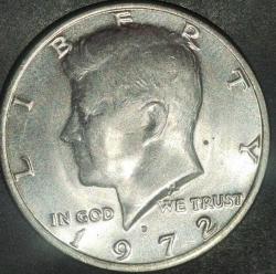 AMERİKA 1972  YARIM DOLAR 50 CENT HATIRA
