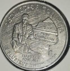 AMERİKA  2009  P    25 CENT    DISTRICT OF COLUMBIA