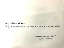 Turban Yalova Termal - Tebrik kartı / Efemera