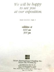 Suzer Textile Sportswear Individual - Davetiye / Efemera