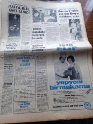 Milliyet Gazetesi - 7 Kasım 1970 - Süleyman Demirel Bu Ne Biçim Parlamento Denmemeli - Nato'ya Göre Türkiye'nin Stratejik Önemi Azalıyor - Ünlü Life Dergisi Kruşçef'in Anılarını Elde Etti - Filistinli Kadın Komando Leyla Hâlid Bir Gerillacı İle Evlendi - Filistin Halk Kurtuluş Cephesi - Burhan Felek Köşe Yazısı - İtalya Kızıl Çin'i Tanıdı - Brigitte Bardot İspanya'da - Evli Bir Kadının Günlüğünden Yazan Peride Celal Yazı Dizisi - Boncuk Karikatür Walt Disney - Maruf Bey Çizen Martin - Allahlık Ali Bey Çizen Swan - Johnny Hazard Çizen Frank Robbins - Hoş Memo Karikatür Çizen Al Capp - Karaoğlan Yazan Ve Çizen Suat Yalaz - Murat Davman'ın Son Macerası İki Kere İki On İki Eder Yazan Ümit Deniz Yazı Dizisi - İtiraf Yazan Arthur London Yazı Dizisi - Fikret Kızılok Hey Dergisi 18 Kasım'da Çıkıyor Dedi - Zirvede 30 Melodi En Çok Satan Plaklar - Fenerbahçe Samsun Önünde - Beşiktaş Antrenörü Teoderescu Boluspor'u Kendi Sahasında Yeneceğiz - Futbolun Hesapsız Yayılışı Zararlı Oldu