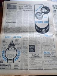 Milliyet Gazetesi - 7 Kasım 1970 - Süleyman Demirel Bu Ne Biçim Parlamento Denmemeli - Nato'ya Göre Türkiye'nin Stratejik Önemi Azalıyor - Ünlü Life Dergisi Kruşçef'in Anılarını Elde Etti - Filistinli Kadın Komando Leyla Hâlid Bir Gerillacı İle Evlendi - Filistin Halk Kurtuluş Cephesi - Burhan Felek Köşe Yazısı - İtalya Kızıl Çin'i Tanıdı - Brigitte Bardot İspanya'da - Evli Bir Kadının Günlüğünden Yazan Peride Celal Yazı Dizisi - Boncuk Karikatür Walt Disney - Maruf Bey Çizen Martin - Allahlık Ali Bey Çizen Swan - Johnny Hazard Çizen Frank Robbins - Hoş Memo Karikatür Çizen Al Capp - Karaoğlan Yazan Ve Çizen Suat Yalaz - Murat Davman'ın Son Macerası İki Kere İki On İki Eder Yazan Ümit Deniz Yazı Dizisi - İtiraf Yazan Arthur London Yazı Dizisi - Fikret Kızılok Hey Dergisi 18 Kasım'da Çıkıyor Dedi - Zirvede 30 Melodi En Çok Satan Plaklar - Fenerbahçe Samsun Önünde - Beşiktaş Antrenörü Teoderescu Boluspor'u Kendi Sahasında Yeneceğiz - Futbolun Hesapsız Yayılışı Zararlı Oldu