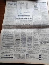 Milliyet Gazetesi - 11 Kasım 1970 - Eski Askerler Aslan Olmazlar Yazan Abdi İpekçi Köşe Yazısı - De Gaulle Öldü - Başbakan Süleyman Demirel Bugün De Gaulle İçin Hazırlanacak Tören İçin Paris'e Gidecek - Atatürk'ü Andık - İsmet İnönü Ankara TV'sindeki Konuşmasında Atatürk Devrimlerinin Laik Cumhuriyet İlkeleri Hücuma Uğrayacaktır Dedi - Sovyet Sınırını Geçtikleri İddiasıyla Gümrü'ye İndirilen Askeri Uçakta Bulunan Albay Cevat Denli 2 Amerikalı General Ve U 8 İade Edildi - Ah Atatürk Sağ Olsaydı Yazan Sadi Koçaş - Kadro Hareketi Yazan Şevket Süreyya Aydemir Yazı Dizisi - Evli Bir Kadının Günlüğünden Yazan Peride Celal Yazı Dizisi - Karaoğlan Yazan Ve Çizen Suat Yalaz - Murat Davman'ın Son Macerası İki Kere İki On İki Eder Yazan Ümit Deniz Yazı Dizisi - Hoş Nemo Çizen Allah Capp - Atatürk'ün İdeolojisi Yazan Yakup Kadri Karaosmanoğlu - Muhammed Ali Clay'in Yumrukları İle Sendeleyen Quarry - Avusturya Basınının Görüşü Cemal Kamacı İyi Rakiple Karşılaştırılmadı - Eczacıbaşı Voleybol