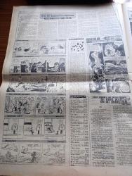 Milliyet Gazetesi - 12 Kasım 1970 -  De Gaulle Bugün Toprağa Veriliyor - ODTÜ Mali Sıkıntı İçinde - Uçak Kaçıran İki Öğrenciye Siyasi İltica Hakkı Tanıyoruz Rus Pilotu Ve Bir Yolcuyu Veriyoruz - İş Kanunu Bugün Yürürlülükten Kalkıyor - Türkiye Güzeli Afet Tuğbay Dün Alışveriş Yaptı Bugün Balmumu Heykel Müzesine Gidecek - Şoförlerin Boykotu İstanbul'da Hayatı Durduramadı - Burhan Felek Köşe Yazısı - Su Elektrik Otobüs Ve Sinema Zamları Sırada - Evli Bir Kadının Günlüğünden Yazan Peride Celal Yazı Dizisi - Hoş Memo Karikatür Çizen Al Capp - Johnny Hazard Çizen Frank Robbins - Boncuk Karikatür Walt Disney - Karaoğlan Yazan Ve Çizen Suat Yalaz - Murat Davman'ın Son Macerası İki Kere İki On İki Eder Yazan Ümit Deniz Yazı Dizisi - Kadro Hareketi Yazan Şevket Süreyya Aydemir Yazı Dizisi - Atatürk'ün İdeolojisi Yazan Yakup Kadri Karaosmanoğlu Yazı Dizisi - Kral Öldü Yaşasın Kral Mini Şort Modası - İzzet Günay Hey Dergisi 18 Kasım'da Çıkıyor Dedi - Kulüp İdarecileri İsmet Sezgin İle Anlaştı