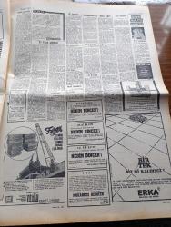 Milliyet Gazetesi - 16 Kasım 1970 - Ortak Pazarda 23 Kasım'da Altı Ek Anlaşma imzalıyoruz - 22 Yıllık Gümrük İndirimi Belli Oldu- Siklon Sebebiyle Pakistan'da Bir Günde 15 Bin Ceset Toplandı - CHP'li Aleviler Genel Sekreter Bülent Ecevit'i Destekliyor - Uçak Kaçırma Yakınlaşma Politikasına Zarar Veriyor - Hangisi Daha Güzel Dünya Güzellik Yarışması Adayları Fotoğraf - Abdi İpekçi Köşe Yazısı - Evli Bir Kadının Günlüğünden Yazan Peride Celal Yazı Dizisi - Karaoğlan Yazan Ve Çizen Suat Yalaz - Murat Davman'ın Son Macerası İki Kere İki On İki Eder Yazan Ümit Deniz - Hoş Memo Karikatür Çizen Al Capp - Johnny Hazard Çizen Frank Robbins - Sahne Aşkları Çizen Leonard Starr - Kadro Hareketi Yazan Şevket Süreyya Aydemir Yazı Dizisi - Galatasaray 4 Dakikada Yok Oldu - Beşiktaş Samsunspor Karşısında Son Beş Dakikada Devrildi - Fenerbahçe Göztepe Karşısında Galibiyeti Kaçırdı 0 0 - Şükrü Gülesin - Gündüz Kılıç