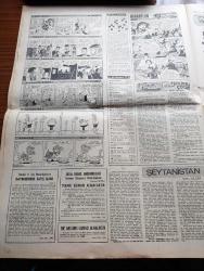 Milliyet Gazetesi - 10 Ekim 1970 - İsmet İnönü Ortadoğu Olaylarına Karışmayalım - Başbakan Süleyman Demirel Bulgaristan'dan Döndü İşbirliği İçin Anlaşma Oldu - Veliler Levent Lisesi'ni Bastı - CHP Genel Sekreteri Bülent Ecevit Kemal Satır'a Cevap Vermiyor - Milliyet 1970 Türkiye Güzelini Seçiyor Adaylar Fatma Belgen - Burhan Felek Köşe - Kuzey Vietnam Nixon'un Teklifini Reddetti - Hoş Memo Karikatür Çizen Al Capp - Johnny Hazard Çizen Frank Robbins - Sahne Aşkları Çizen Leonard Starr - Allahlık Ali Bey Çizen Swan - Boncuk Karikatür Walt Disney - Karaoğlan Yazan Ve Çizen Suat Yalaz - Tehlikeli Çocuk Çeviren Nihal Akkaya Yazı Dizisi - Şeytanistan Yazan Ali Yüce Yazı Dizisi - Nasır Kalan Arap Alemi Yazan Metin Toker Yazı Dizisi - Kaygısızlar Jimi Hendrix'i En Son Biz Dinledik Dedi - Zirvede 30 Melodi En Çok Satan Plaklar-- Almanların A ve Ümit Kadroları Açıklandı H.Schön  Netzer'i Takıma Almadı - Milli Takım Antrenörü Sabri Kiraz Oyuncuları Uyardı Aman Bu Hafta Sakatlanmayın