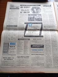 Milliyet Gazetesi - 10 Ekim 1970 - İsmet İnönü Ortadoğu Olaylarına Karışmayalım - Başbakan Süleyman Demirel Bulgaristan'dan Döndü İşbirliği İçin Anlaşma Oldu - Veliler Levent Lisesi'ni Bastı - CHP Genel Sekreteri Bülent Ecevit Kemal Satır'a Cevap Vermiyor - Milliyet 1970 Türkiye Güzelini Seçiyor Adaylar Fatma Belgen - Burhan Felek Köşe - Kuzey Vietnam Nixon'un Teklifini Reddetti - Hoş Memo Karikatür Çizen Al Capp - Johnny Hazard Çizen Frank Robbins - Sahne Aşkları Çizen Leonard Starr - Allahlık Ali Bey Çizen Swan - Boncuk Karikatür Walt Disney - Karaoğlan Yazan Ve Çizen Suat Yalaz - Tehlikeli Çocuk Çeviren Nihal Akkaya Yazı Dizisi - Şeytanistan Yazan Ali Yüce Yazı Dizisi - Nasır Kalan Arap Alemi Yazan Metin Toker Yazı Dizisi - Kaygısızlar Jimi Hendrix'i En Son Biz Dinledik Dedi - Zirvede 30 Melodi En Çok Satan Plaklar-- Almanların A ve Ümit Kadroları Açıklandı H.Schön  Netzer'i Takıma Almadı - Milli Takım Antrenörü Sabri Kiraz Oyuncuları Uyardı Aman Bu Hafta Sakatlanmayın