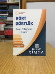 Dört Dörtlük Konu Pekiştirme Testleri 12. Sınıf Kimya (2023)