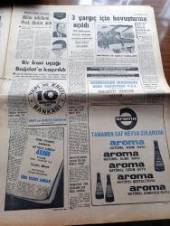Milliyet Gazetesi - 11 Ekim 1970 - Mete Akyol İşin İçyüzünü Anlattı Kredi Haberleri Doğrudur - Süleyman Demirel Partide Tesanüt İstedi - Süleyman Demirel'in Suçlamaları Yazan Abdi İpekçi Köşe Yazısı - Muhittin Sandıkçıoğlu Galatasaray Lisesi Müdürlüğünden Emekli Oldu - Milliyet 1970 Türkiye Güzelini Seçiyor Adaylar Dilek Aksu - ABD'de En Hızlı Şilebe Türkiye Adını Koydular - Şili Sağdan Sola Yazan Talat Halman - Dominolar Devrilirken Yazan İsmail Cem - Bilimsel Yarışma Sonuçlandı Bilim Ödülünü Profesör Orhan Ulutin  Aldı - Migros'ta Grev Başladı - Taş Arabası Yazan Altan Erbulak - Karaoğlan Yazan Ve Çizen Suat Yalaz - Tehlikeli Çocuk Çeviren Nihal Akkaya Yazı Dizisi - Şeytanistan Yazan Ali Yüce Yazı Dizisi - Nasır'sız Kalan Arap Alemi Yazan Metin Toker Yazı Dizisi - Ayak Bacak Fabrikası Azak Tiyatrosunda - Rosenbergler Ölmemeli Oyunu Yöneten Genco Erkal Konuk Oyuncu Ayla Algan - Milli Takıma Antrenör Aranıyor - 1948 Olimpiyatları Grekoromen Ağır Siklet Şampiyonu Mersinli Ahmet