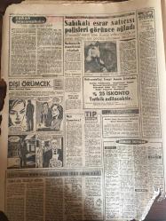 YENİ SABAH GAZETESİ 17 OCAK 1963 YIL :25 SAYI :8568---Meriç ,Tunca ,Arda nehirleri dondu: Türkiye nin Avrupa ile karayolu irtibatı kesik .Heyelandan Ankara Zonguldak treni dün yolda kaldı  --Trenler 1962 de 259 milyon lira zarar etti --Kabinenin Dış Politika Mantığı ---  Bir gazeteci 10 ay hapse  mahkum oldu --Servet beyanı reddedildi --İki çocuklu bir kadın kayboldu --Genelev kadınları savundu ---Tatlı dille güler yüz : Siyavuşgil --Sabıkalı esrar satıcısı polisleri görünce ağladı --Sinemalar ,Tiyatrolar ---Bir köy muhtarı istenmeyen adam olarak ilan edildi --Halliday olayı Danıştay a aksetti --Kongo da iç harp dün fiilen sona erdi ---İki havacı subay kız alıkoymaktan  tevkif edildi --Avrupa Konseyinde Rejimimiz Görüşüldü --Galatasaray Milan Maçının Taktiğini Bugün Deneyecek--Kulüplere kredi için kanun teklifi --İtalyan Milli Takımı Antrenmanlara Başladı --İst. Spor ,K.Paşa ve Göztepe kampa girdi --Şeref Görkey en büyük arzum Vefa yı kurtarmak dedi --Karlara gömülen  sahalar ---