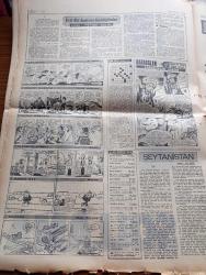 Milliyet Gazetesi - 19 Ekim 1970 - Sağlık Bakanı Vedat Ali Özkan Kolera'nın 2,5 Ay Önce Çıktığını Teşhis Konamadığını Açıkladı - İsmet İnönü Grup Başkanvekilleri Teftiş Edip Emir Veremez Dedi - Büyük Kongre Hazırlığı Başladı - Burhan Felek Köşe Yazısı -  Sovyet Komünist Partisi Organı Pravda Gazetesi Uçak Kaçıran Şoför Bir Ahlaksızdı - Enver Sedat Görevini Nasır'ın İdeallerine Uygun Olarak Yapacak - Türk Kanser Derneği Uyy Balon Dünya'nın Galasından Yirmi Bin Lira Gelir - Ayfer Tuzcu Amerika'da Türkiye'yi Tanıtıyor - Evli Bir Kadının Günlüğünden Yazan Peride Celal Yazı Dizisi - Karaoğlan Yazan Ve Çizen Suat Yalaz - Hoş Memo Karikatür Çizen Al Capp - Johnny Hazard Çizen Frank Robbins - Sahne Aşkları Çizen Leonard Starr - Allahlık Ali Bey Çizen Swan - Karaoğlan Yazan Ve Çizen Suat Yalaz - Şeytanistan Yazan Ali Yüce Yazı Dizisi - İtiraf Yazan Arthur London Yazı Dizisi - Ali Poyrazoğlu Diyor Ki - Bu Haftaki Konuğumuz Dr. Sevil Akay Konumuz Ruhlar Alemi Hazırlayan Abdi İpekçi Köşe Yazısı
