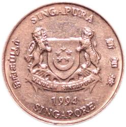 SINGAPORE 1 CENT 1994