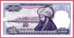TURKEY 7. EMİSYON 1.000 LİRA SERİ A 56 UNC ÇİL