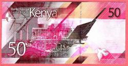 KENYA 50 SHILLINGS 2019 UNC ÇİL