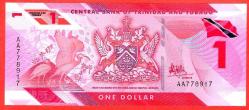 TRINIDAT & TOBAGO 1 Dollar 2020 POLYMER UNC ÇİL