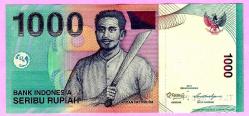 Indonesia 1000 Rupiah 2013 P 141m UNC ÇİL
