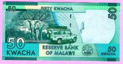 MALAWI 50 Kwacha, 2020, P-64-New, UNC ÇİL
