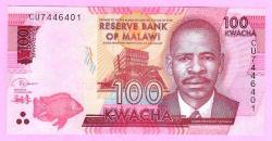 Malawi, 100 Kwacha, 2020, P-65-New, UNC ÇİL