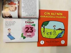 23 Mayıs 2025 hediyelik orijinal Diyanet Çocuk takvim yaprağı (Cin Ali kitabı hediyeli:)