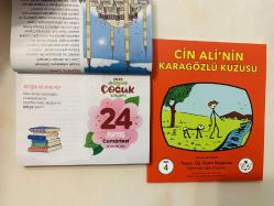 24 Mayıs 2025 hediyelik orijinal Diyanet Çocuk takvim yaprağı (Cin Ali kitabı hediyeli:)