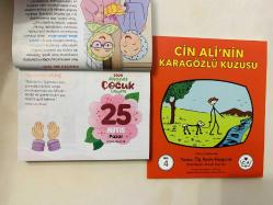 25 Mayıs 2025 hediyelik orijinal Diyanet Çocuk takvim yaprağı (Cin Ali kitabı hediyeli:)