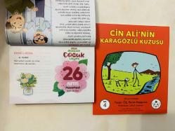 26 Mayıs 2025 hediyelik orijinal Diyanet Çocuk takvim yaprağı (Cin Ali kitabı hediyeli:)