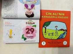 29 Mayıs 2025 hediyelik orijinal Diyanet Çocuk takvim yaprağı (Cin Ali kitabı hediyeli:)