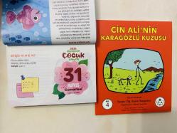 31 Mayıs 2025 hediyelik orijinal Diyanet Çocuk takvim yaprağı (Cin Ali kitabı hediyeli:)