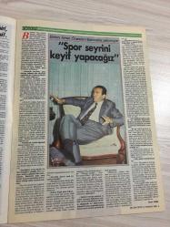 GELİŞİM SPOR DERGİSİ - SAYI 49 - 12 TEMMUZ 1989 - MUSTAFA DENİZLİ - BAKAN İSMET - ÖCAL ULUÇ - ERGUN HİÇYILMAZ - ŞEVKİ EKŞİ - CEVDET ÇAKAR - BRYAN ROBSON - MEHMET DEMİRBAŞ - HASAN VEZİR - NİELSEN FENERBAHÇE - HÜLYANIN OLAYI - TANJU ÇOLAK - NİELSEN KİMDİR -
