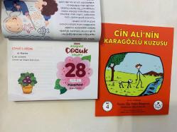 28 Nisan 2025 hediyelik orijinal Diyanet Çocuk takvim yaprağı (Cin Ali kitabı hediyeli:)