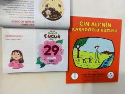 29 Nisan 2025 hediyelik orijinal Diyanet Çocuk takvim yaprağı (Cin Ali kitabı hediyeli:)