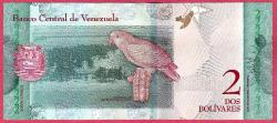 VENEZUELA 2 BOLIVAR 2018 UNC ÇİL