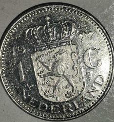 HOLLANDA 1977   1 GULDEN
