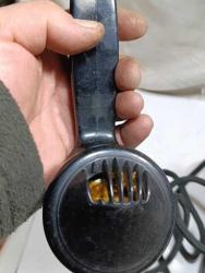 MACARİSTAN ÜRETİMİ BAKALİT KASA ANTİKA ÇEVİRMELİ TELEFON