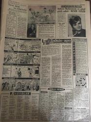 YENİ SABAH GAZETESİ 8 EKİM 1963 YIL :26 SAYI :8825---Bölükbaşı intihara teşebbüs etti ,hastanede kurtarıldı --Müraafaalar dün başladı --İngiliz basını fuhuş reklamı yapmış---Beyanname  dağıtan  4 kişi tevkif edildi ---Bir kasa hırsızı sandığı polise suçlu olduğunu itiraf etti --Banyodan çıplak sokağa bakan ablasını öldürdü ---Buna isyan ederim : Siyavuşgil ---Bn. Nhu Önce  Komünizmi yok etmek gerekir diyor ---Ankara Radyosunun en güzel gözlü solisti :Nevin Güler --Eken : Rövanşı vermeyeceğiz dedi ---Rumen Takımı İddialı Çalıştı --Can Bartu Jüventüs Maçında Beğenildi --Basketbol de Yugoslavya :97 Türkiye : 67--Toto da 13 bilen çıkmadı --Köksal Azizoğlu için meclis araştırması  teklif edtti ---Ankara Merkez  Kumandanı Kurtarılamadı --Ölüm cezası  anayasa aykırı değil --İç Harbinde eşiğinde bir ülke ---Sinemalar : Atlas : Güneş Batarken ,Emek : Aile Tuzağı ,Lüks :Arka Sokaklar --
