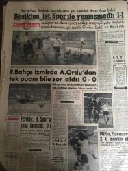 YENİ SABAH GAZETESİ 14 OCAK 1962 YIL :25 SAYI :8565---Tekel zammı yüzde 17 ile 50 arasında değişecek --İrtikap rüşvet ve ırza geçme af dışında --Alican dün Tokat ta CHP den şikayet etti --Emniyet Genelevlerinin Kaldırılması İstedi --Meçhul bir hastalık Silvan da ölüm saçıyor --Köylüler fuhuş yapan kadın için  istida verdi --Beş yıllık  mecburi tahsil : Siyavuşgil --Hayat Pahalılığına Belediye Sebep Oluyor --Saime Sinan İzmir  Radyosunda --Bugünlerde Meclise Sevk Edilecek Olan Bir Tasarı ile : Tasarruf Bonolarına Yeni Bir Şekil Veriliyor ---Togo da askeri darbe yapıldı ---Beşiktaş ,İst.Spor ile  yenişemedi :1-1--Fenerbahçe İzmir de A.Ordu dan tek puanı bile zor aldı :0-0--Feriköy ,B.Spor a şans tanımadı :3-1--Milan Palermoyu 2-0 mağlup etti --PTT:1 A.Gücü : 0---İş bulmak için evinden kaçmış --