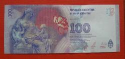 ARJANTİN=2012/2016 100 Pesos P-358c UNC - ÇİL' COMMEMORATIVE  Seri: AC