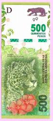 Argentina 500 Pesos P 365 2016 2020 UNC (TK 17 095) ÇİL