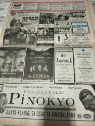 SABAH KADIKÖY ANADOLU YAKASI GAZETESİ - 19 Ocak 1997 -Erdal Bilallar-Rezervasyonlar-Radyolar-Tv Kanalları-Önemli telefonlar--nöbetçi eczaneler-film sinemada izlenir-asayiş raporu-ABC Duşakabin-Evıta-Dırejan-Erkekler Kadınlar kullanma kılavuzu-Otogargara-Demet Akbağ-Yılmaz Erdoğan-Sinan Bengier-Pinokyo-Sleepers-Atatürk Kitaplığı-Küheylan-Rüstem Batum-Yeni Baştan-Afacanlar Sirki-Red Kit-seyran ayakkabı-Windy Ev aletleri-Şenol Baştakar- Olimpiyat Stadı- mac Renzi Capitol- sabah- Temel Kotil- popüler çocuk çarşıları Bakırköy ve Kozyatağı- Şenol baştakar- Hıncal Uluç- Seyran- Atatürk- euro pan-agi mutfak banyo- Mac Renzi- bio cosmetic- Gebze Tıp merkezi-pendik akşam lisesi-esenler kumaş- bilgi test dershanesi-devlet Bakanı Bahattin şeker- Adnan Kahveci- Filiz Güler -Murat Candan- Ramazan Yazgan- mehmet Salih savaş- jingle all the way- Eşkiya- Beymen- princess Hotel -Toksoy Mobilya -Counter Bakırköy- Yılmaz Erdoğan- sinan Ben diğer- tolga Evren- esmer Mobilya- idea Nova- tepe Mobilya-