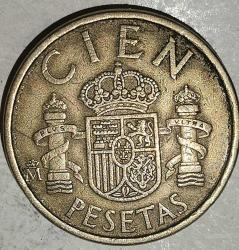 İSPANYA  1985   100 PESETA