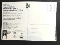 5. Uluslararası İstanbul Bienali - Gültekin ÇİZGEN / Reklam kart