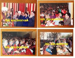 İBRAHİM TATLISES'İN ORİJİNAL 21'Lİ FOTOĞRAF SETİ - İBRAHİM TATLISES'İN 26 Aralık 1992 TÜRKMENİSTAN ZİYARETİ ve KONSERİNDEN ÇEKİLMİŞ 21 FARKLI KARE, İBRAHİM TATLISES ve DERYA TUNA'NIN BİRLİKTE OLDUĞU ANLARDAN ÖZEL KARELER, İBRAHİM TATLISES'İN TÜRKMENİSTAN Devlet Başkanı Saparmurat Niyazov ile YÖNETİCİLERİNDEN YÖRESEL KOSTÜM HEDİYELERİ ALDIĞI ve TÖRENLE KARŞILANDIĞI ÇOK ÖZEL ANLAR, İBRAHİM TATLISES KONSER VERİRKEN TÜRKMENİSTAN'LI KIZLARIN YÖRESEL KIYAFETLERLE TATLISES'İ DİNLEDİĞİ ANLAR, İBRAHİM TATLISES'İN TÜRKMENİSTAN'LI HAYRANLARINA İMZA DAĞITTIĞI ÇOK GÜZEL KARELER,  İBRAHİM TATLISES KEBAPÇIDA DÖNER KESERKEN ve İBRAHİM TATLISES SOKAKTA TÜRKMENİSTAN'LI MUHABİRE RÖPORTAJ VERİRKEN - FOTOĞRAFLAR 13 x 9 cm EBADINDADIR - DÖNEMİNE AİT ORİJİNAL BASIMLAR, ÇOK ÖZEL BİR KOLEKSİYON, TOPLAM 21 ADET FOTOĞRAF
