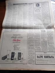 Milliyet Gazetesi - 9 Ekim 1970 - Amerika Vietnam'da Ateşin Kesilmesini İstedi - Nixon Uzak Doğu İçin Barış Planı Teklif Etti - İncirlik'e İnecek Her Yabancı Uçak Ayrı İzin Alacak - Nasır'sız  Kalan Arap Dünyası - Kemal Satır Görevini Bırakıyor - Nobel Ödülünü Rus Yazarı Alexandr Soljenitsin Aldı - NATO Görevlisi Nahit İmre İdam İsteğiyle Yargılandı - Olayların İzinde Yazan İsmail Cem Köşe Yazısı - Milliyet 1970 Türkiye Güzelini Seçiyor Adaylar Atla Beril - ABD Ortak Pazarda Telaş Yarattı - ABD Yardımı Ne Olacak - Arı Pilavlık Bulgurları - Old Spice Traş Losyonu - Arçelik Elektrik Süpürgesi - Sabri Kiraz Planlarını Tespit Etti Almanların Hünerli Gol Ayakları İşletilmeyecek - Köln'lü Milli Futbolcu Rupp Türkiye'ye En Az 3 Gol Atarız Dedi- Ünlü Jokey Ekrem Kurt İlk Kez Kilosundan Şikayet Etti - Gündüz Gözüyle Yazan Gündüz Kılıç Köşe Yazısı - Cemil Turan - Ziya Şengül - Metin Kurt - Sanlı Sarıalioğlu