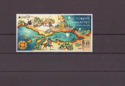 2020 Avrupa 2020 ( Tarihi Posta Yolları) Mnh Lüks Tam Seri Pul