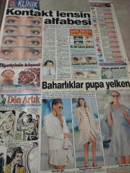 SABAH MELODİ GAZETESİ VE SABAH TELERAMA GAZETESİ KADINLARA ÖZEL - 27 Mart 1994 -Karikatürler-Walt Disney/Boncuk-Mort Walker-Dick Browne/Bizim Aile-Tom Armstrong/Marvin-Graham Allen-John Dodd/Kral Kedi-Süleyman Turan/Dön Artık-Astroloji-Bülent Kısa-Klinik-Meltem Pusat-Telerama Programı-Sabah Filmleri-Öğlen Filmleri-AkşamFilmleri- Levent kırca-feyyaz tokar-savaş ay- oya Başar- Aymar- meltem cumbul-cansu akbel-ali kırca-salih memecan- kibariye-müşerref akay-kenan doğulu-edip Akbayram- çisil eşarp- Emin Divrik- Shakespeare- Cüneyt ışıngör- Hababam Sınıfı- gönül Ülkü- fulya Ündüz- Lale çalış- alo bilgi- karete Okulu- ankara Mobilya- kontakt lens- Doktor İrfan Kayıran- rock hudson- trt-bingo-james Gray-emma samms-dirk benedict-perran kurulan-mujdat gezen-danny lawrence-