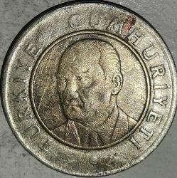 TÜRKİYE  1 TÜRK LİRASI TARİHSİZ