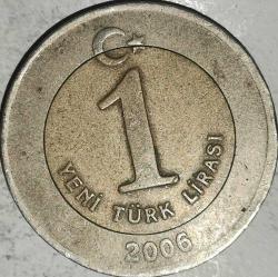 TÜRKİYE  2006   1 YENİ TÜRK LİRASI