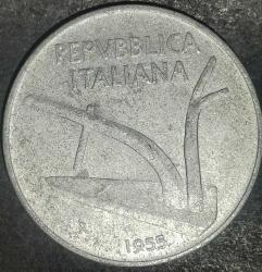 İTALYA 1955  10  LİRE