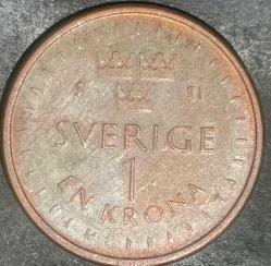 İSVEÇ  2016   1 KRONE